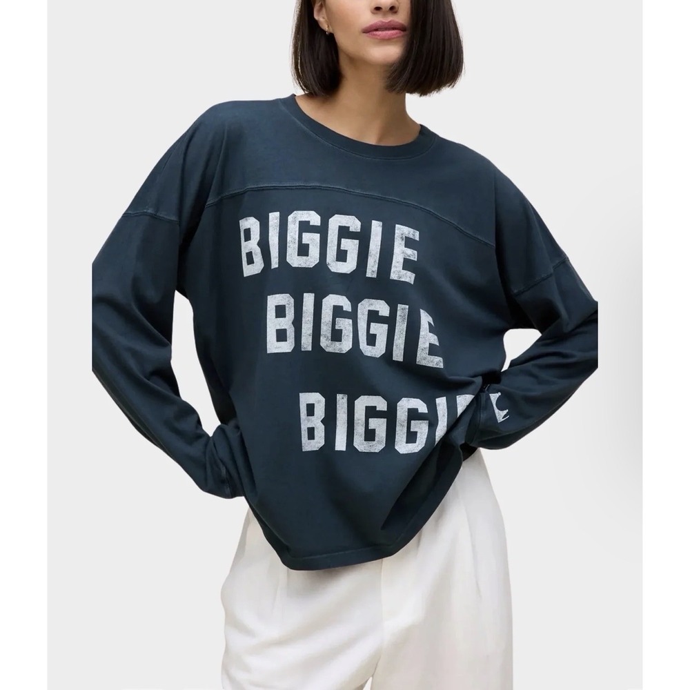 NWT Daydreamer Notorious B.I.G Biggie Varsity Tee Women's Medium/m Free People